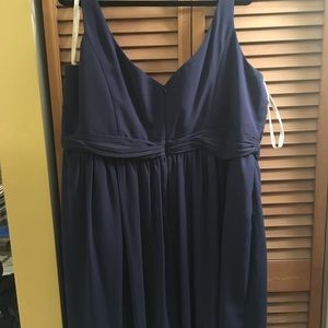 Navy blue prom, bridesmaid, party dress